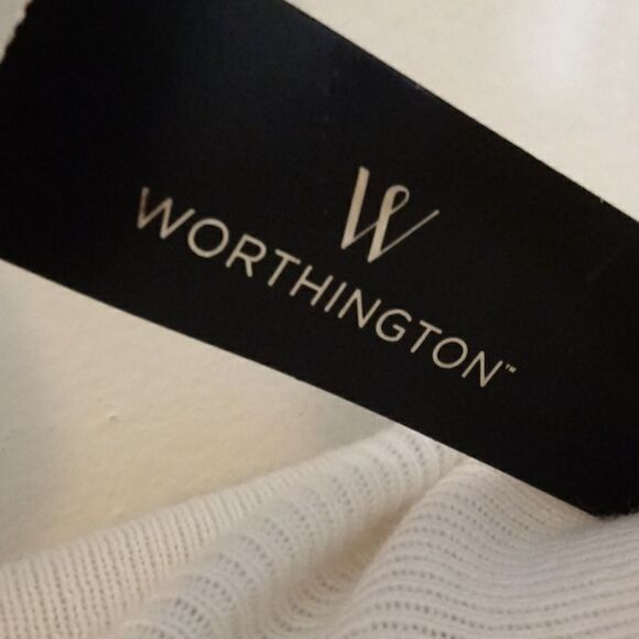 NEW Worthington Asymmetrical Cotton Rayon Sweater - Picture 5 of 5